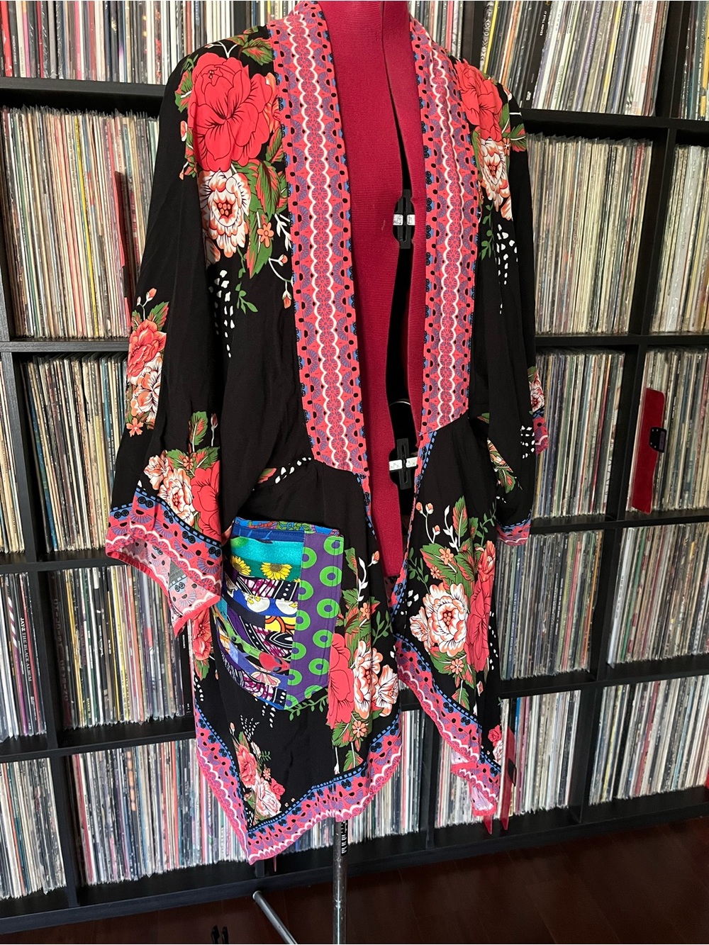 Wrap coverup PHISH patchwork festival phexico pocket upcycled tour lot phunky ⭕️ - Picture 9 of 12